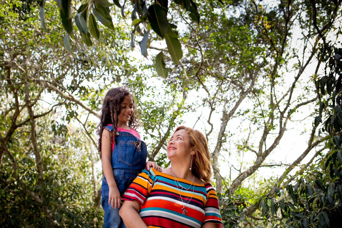 ensaio mãe filha e avó no bosque da barra rio de janeiro