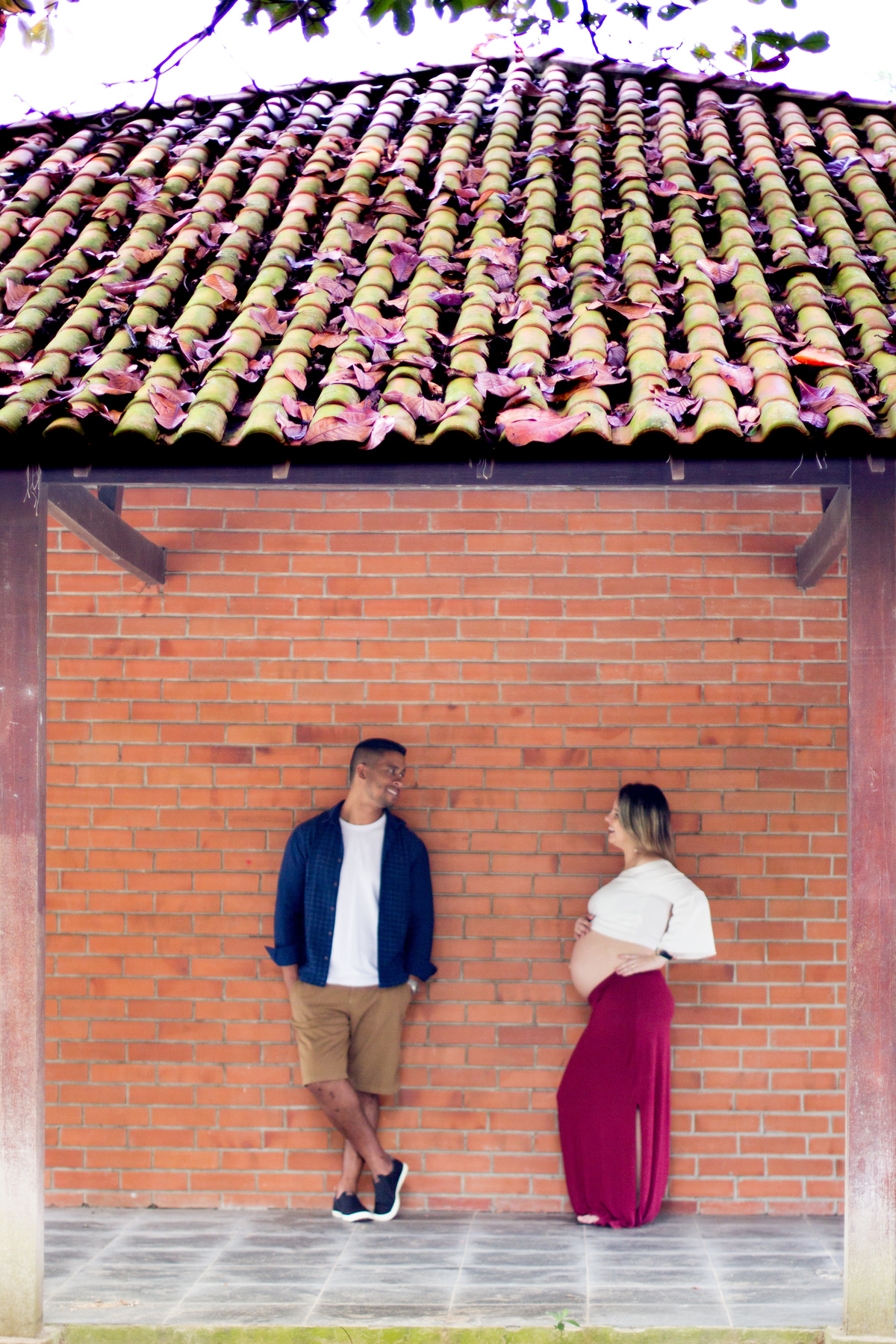 ensaio de gestante no bosque da barra