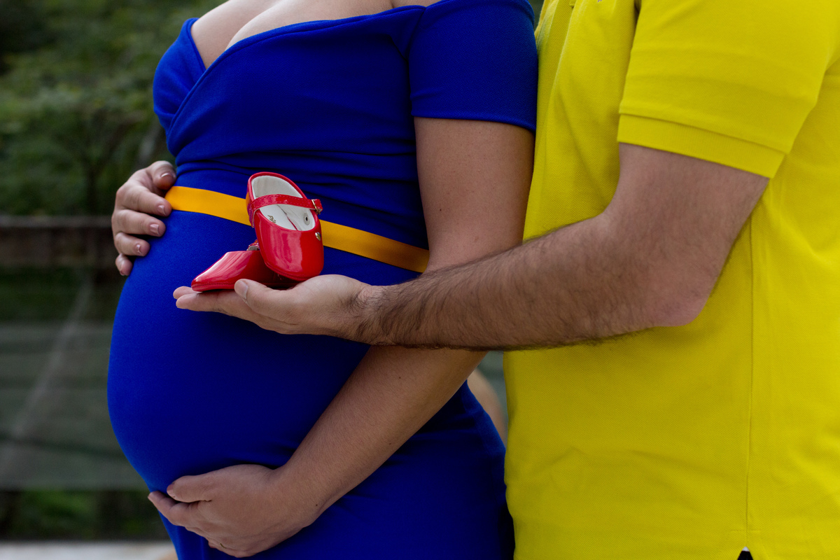 ensaio gestante quinta da paz resort temático branca de neve