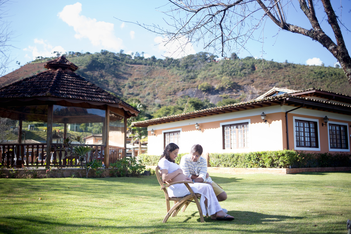 ensaio gestante quinta da paz resort