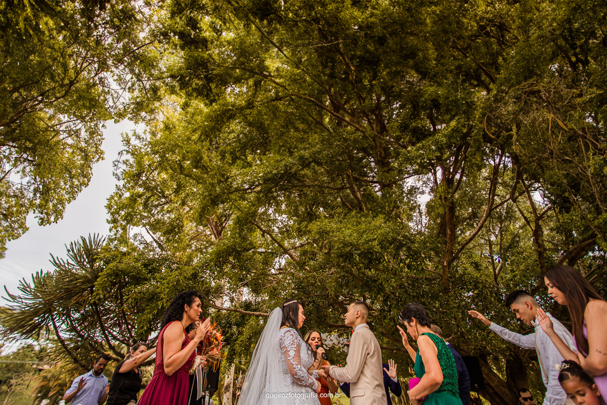 momento de agradecimento a Deus pela união