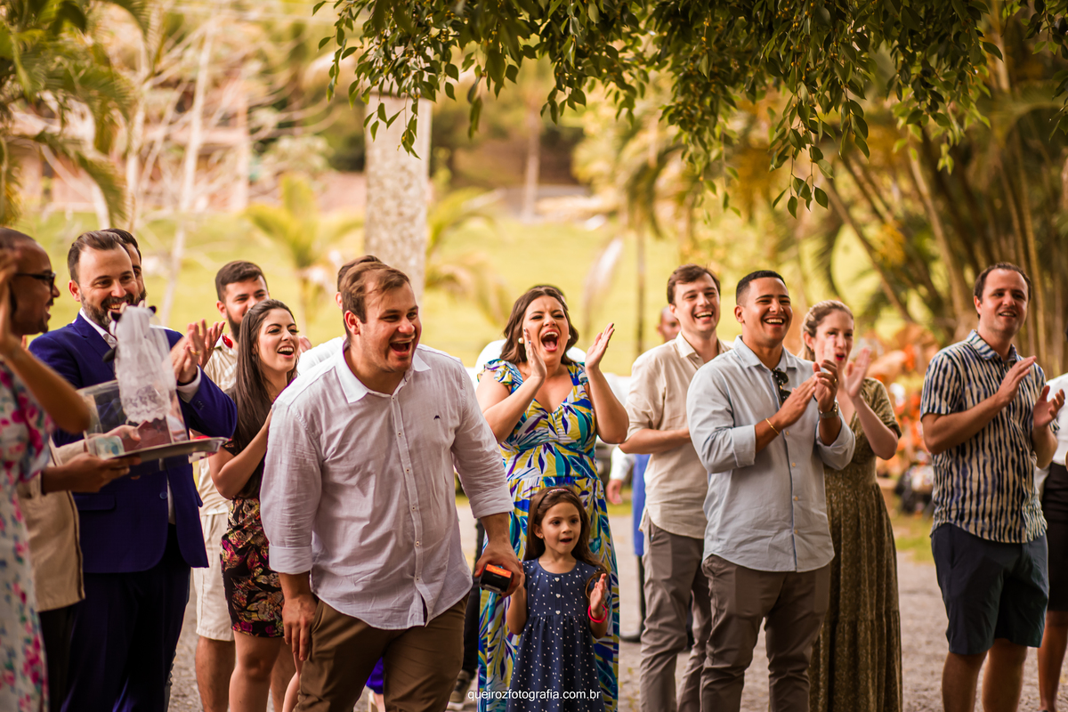 alegria incontestável de todos os convidados