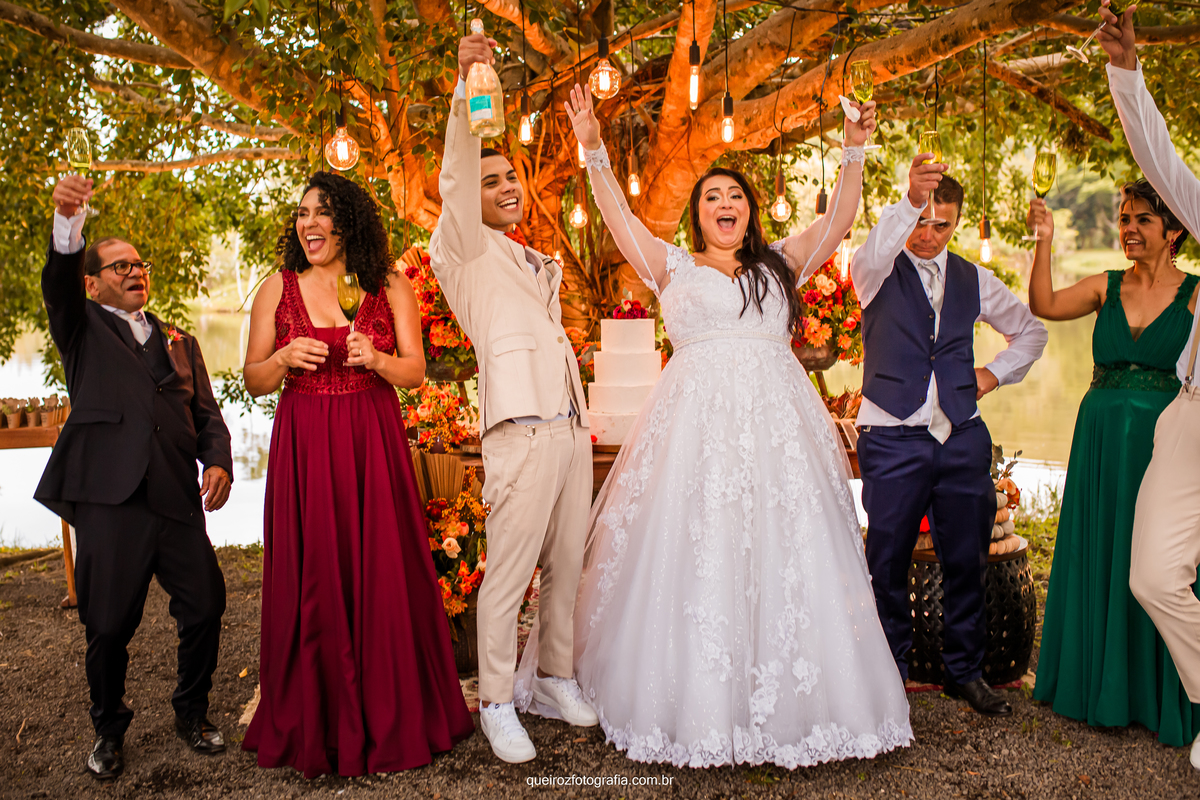 Alegria jamais faltaria em momentos tão especiais