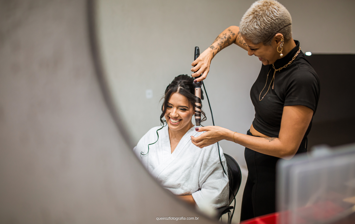 casamento noiva se arrumando