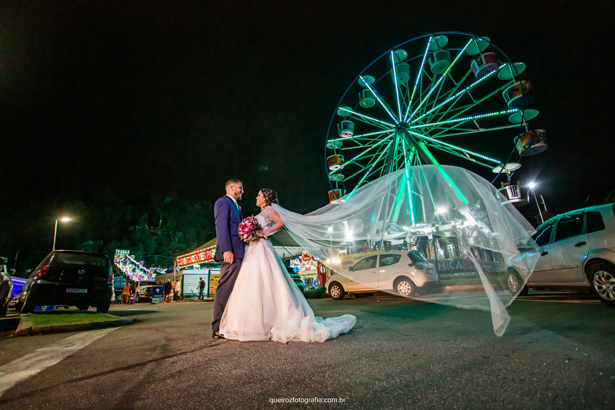 casamento ensaio fotos parque de diversão