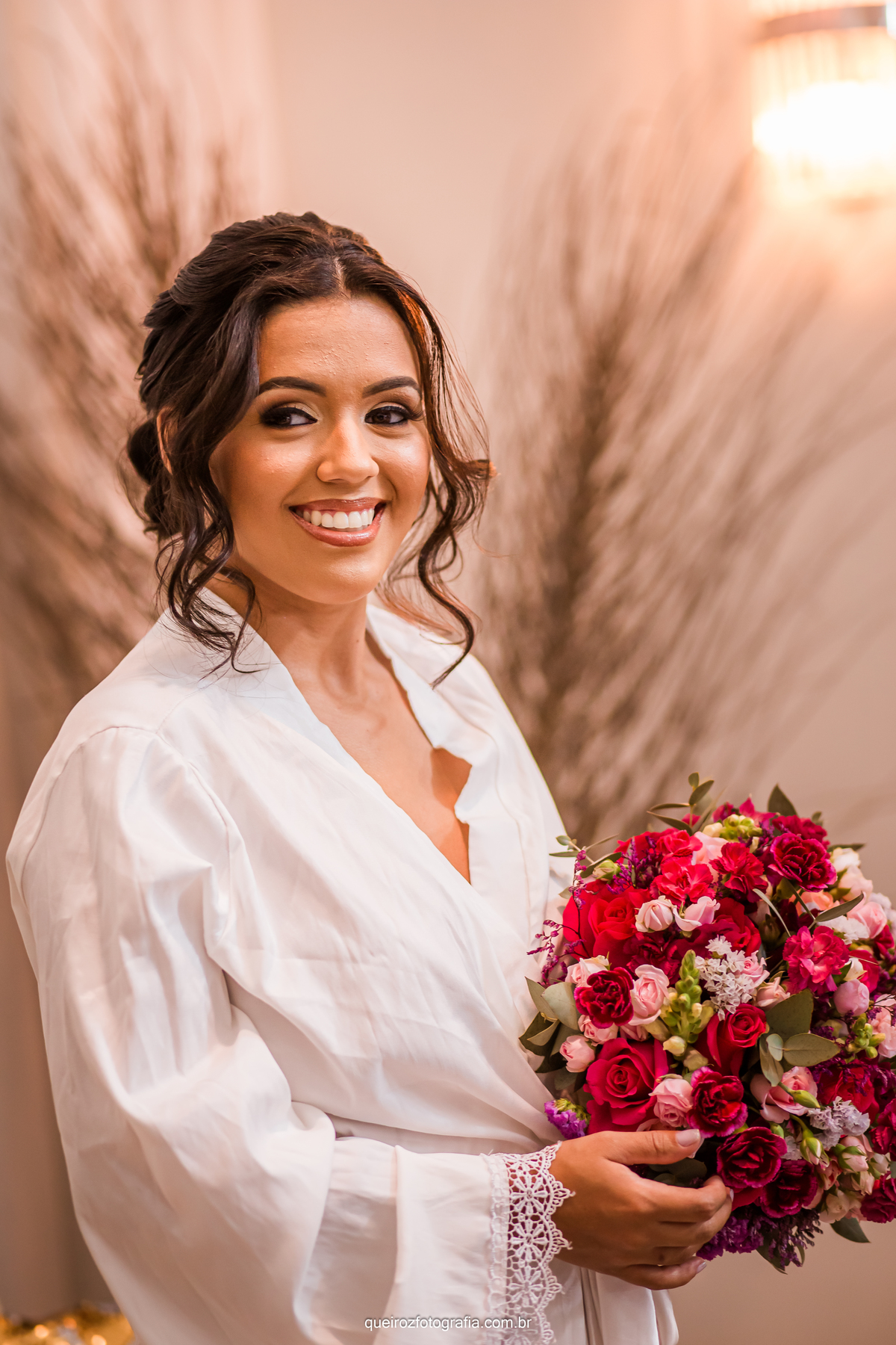 casamento noiva se arrumando