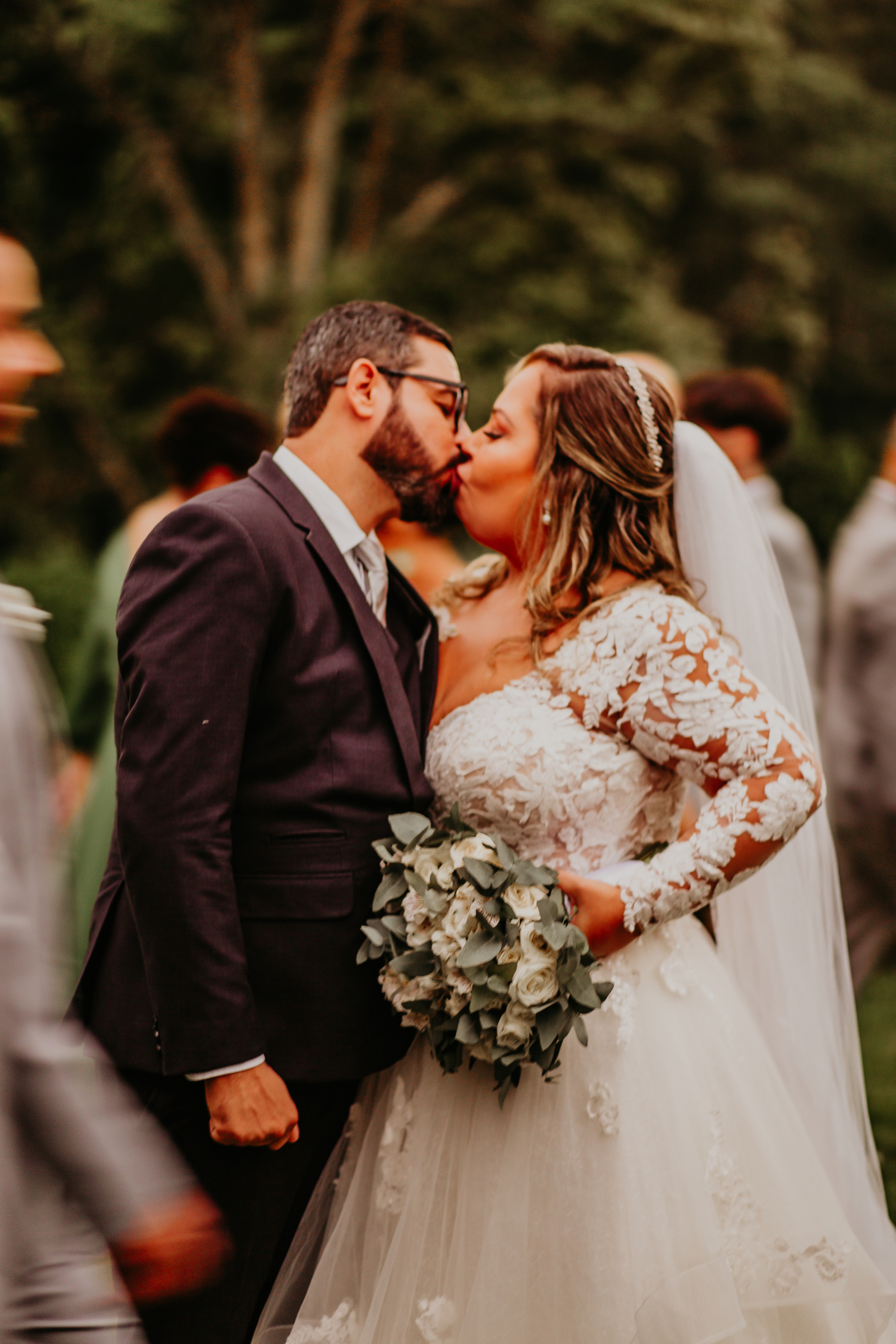 casamento noiva emoção