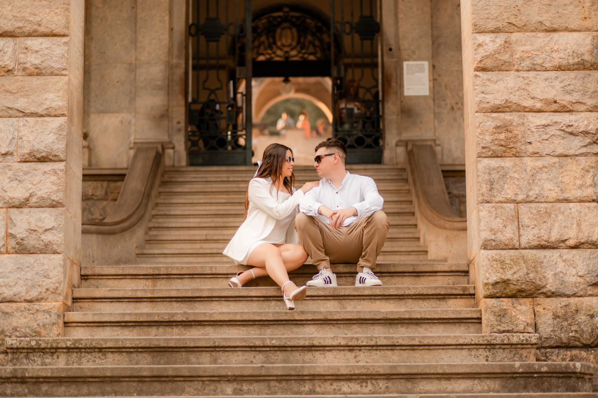 Ensaio fotográfico pré wedding casal noivos