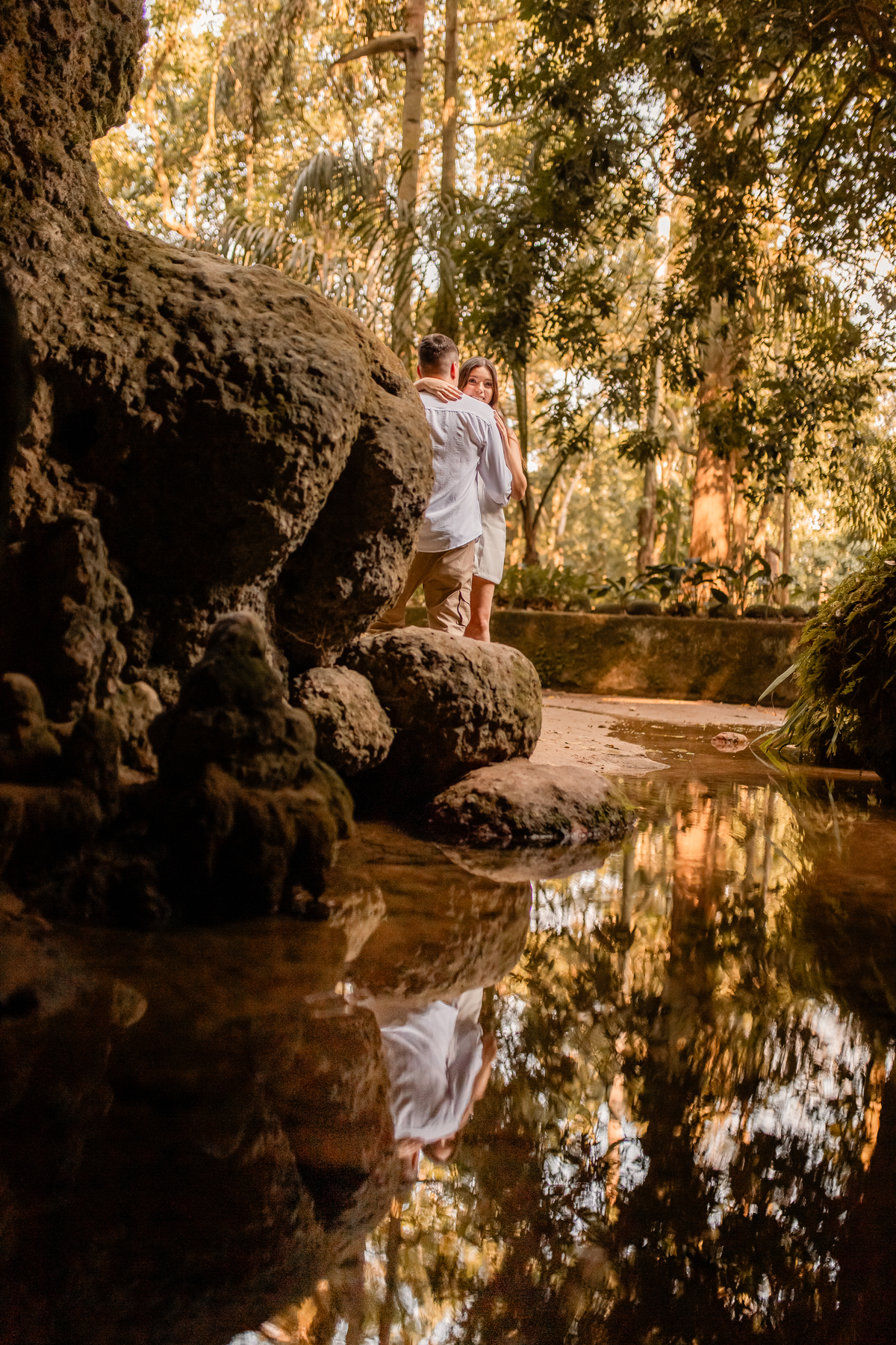 Ensaio fotográfico pré wedding casal noivos