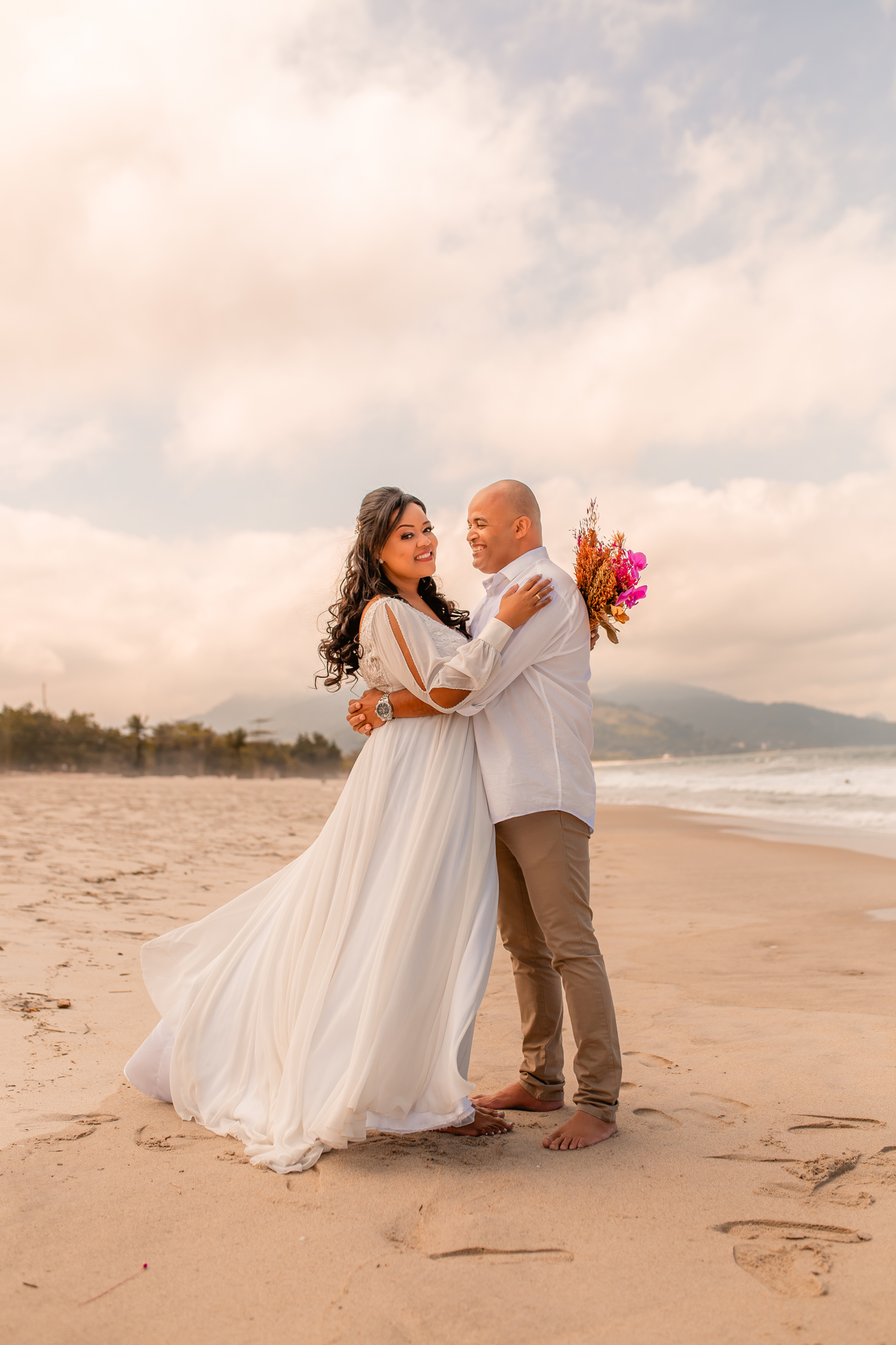 ensaio fotográfico casal noivos angra dos reis casamento noiva