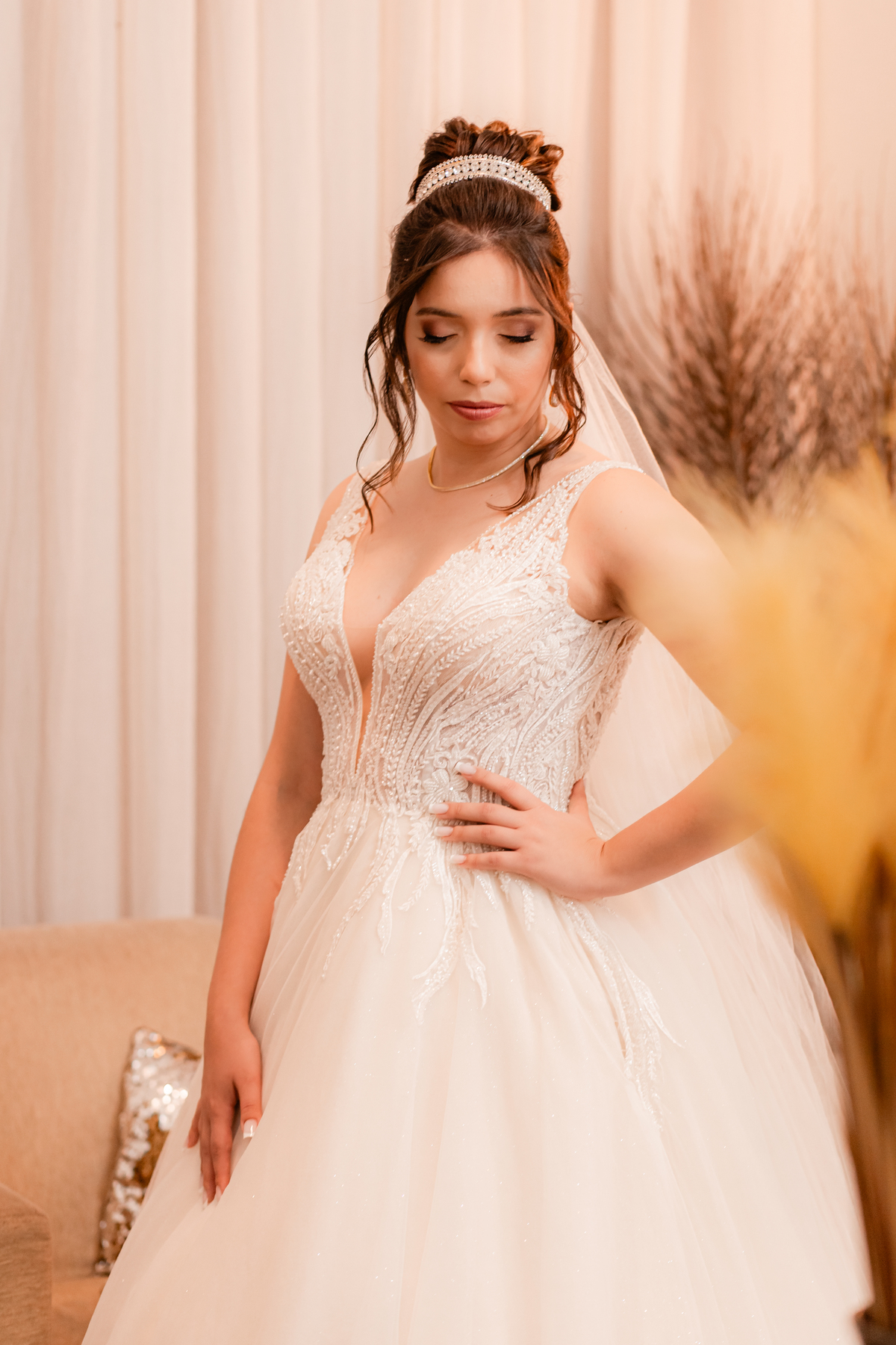 vestido de noiva, maquiagem da noiva, making of da noiva