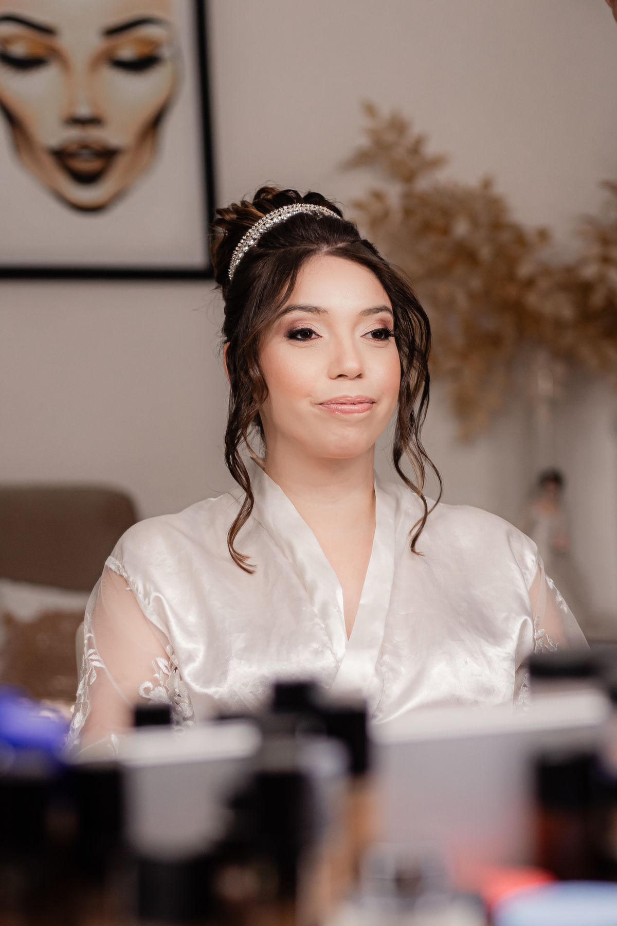 vestido de noiva, maquiagem da noiva, making of da noiva