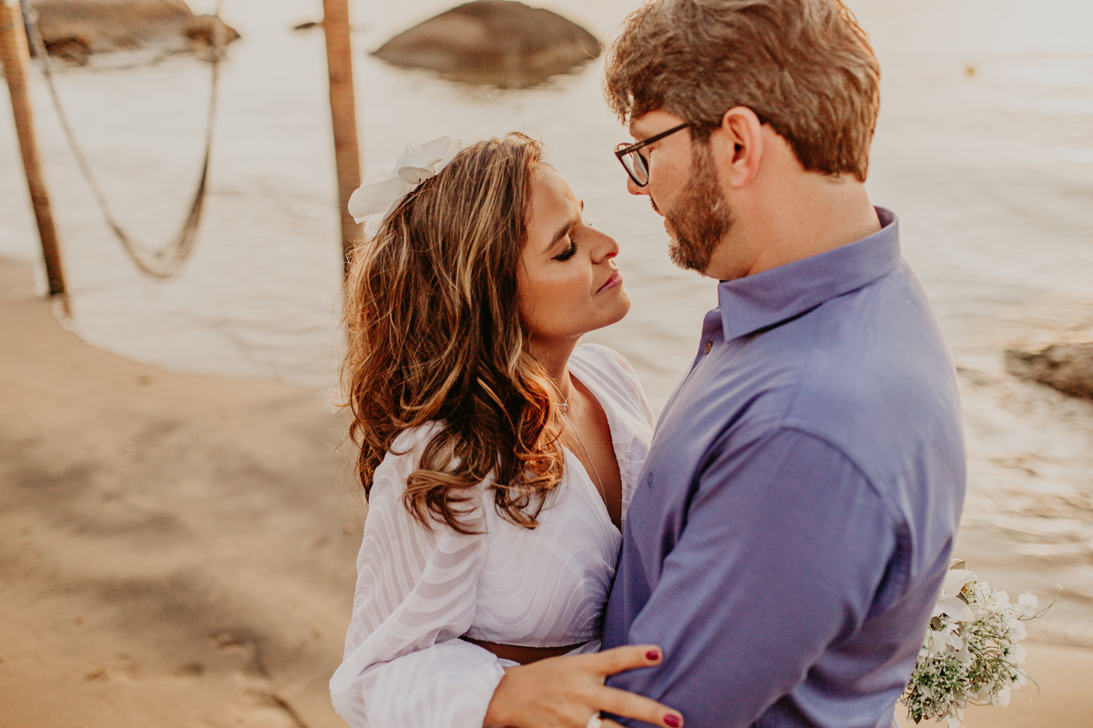 ensaio pré wedding casal praia