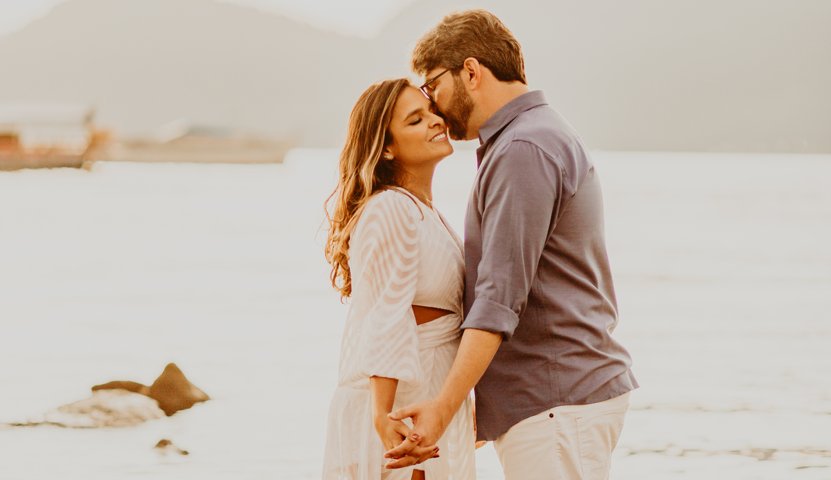 ensaio pré wedding casal praia