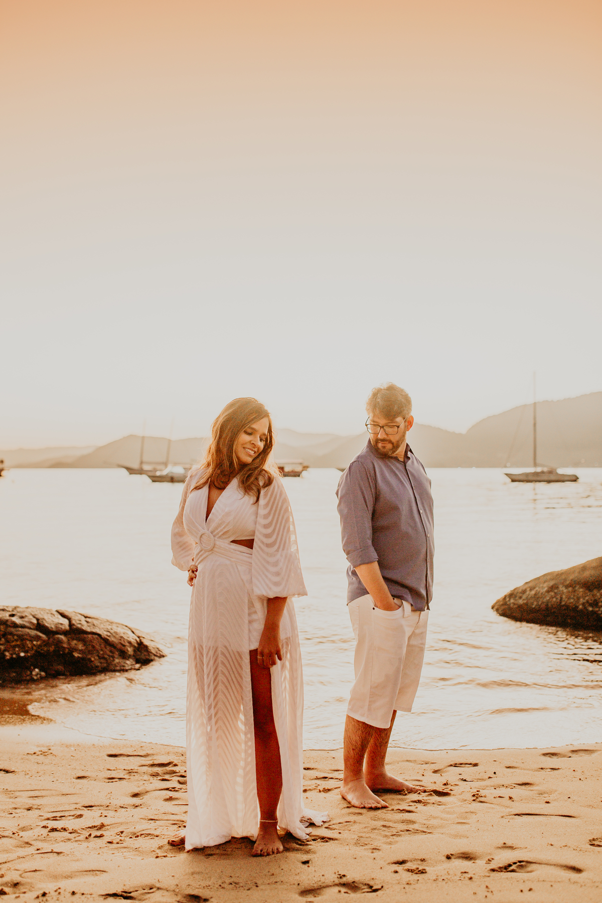 ensaio pré wedding casal praia