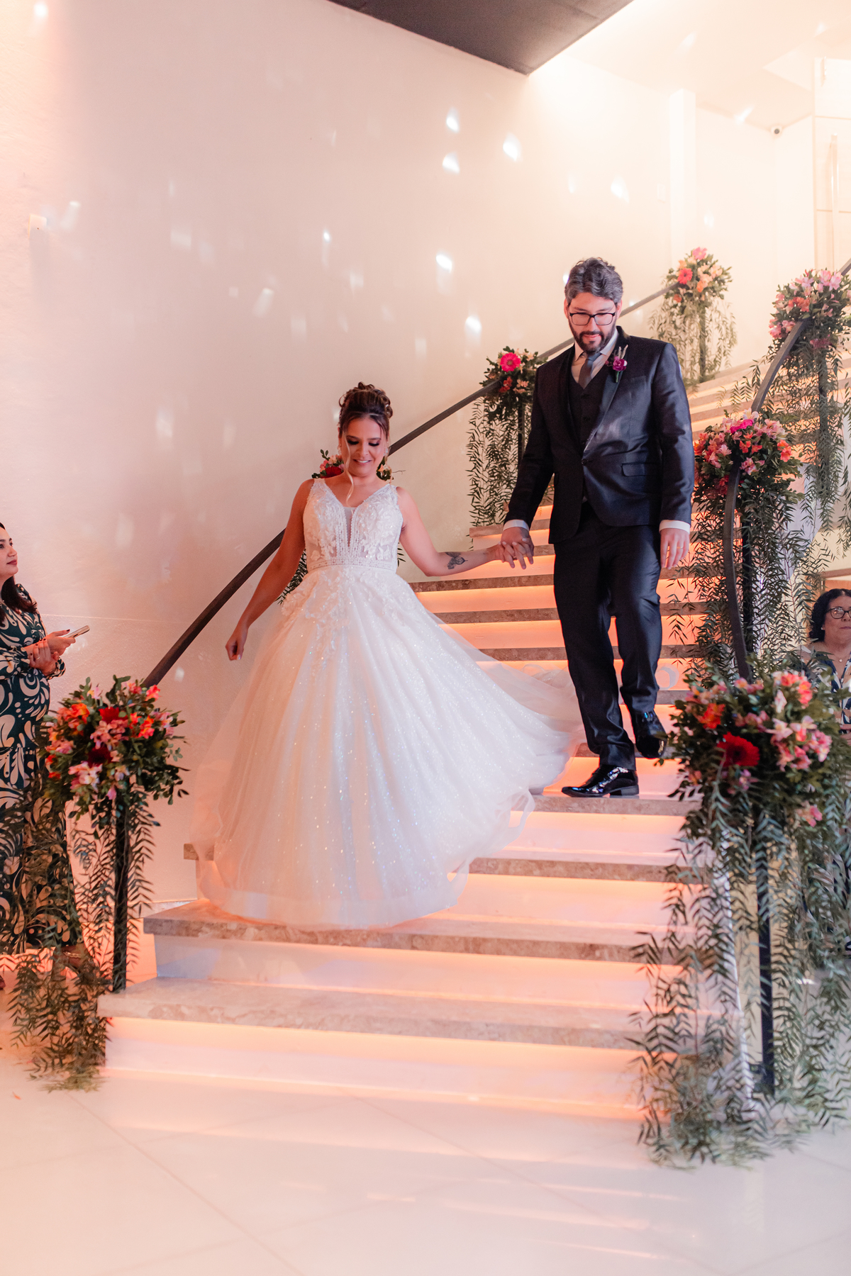 casamento noiva e noivo festa