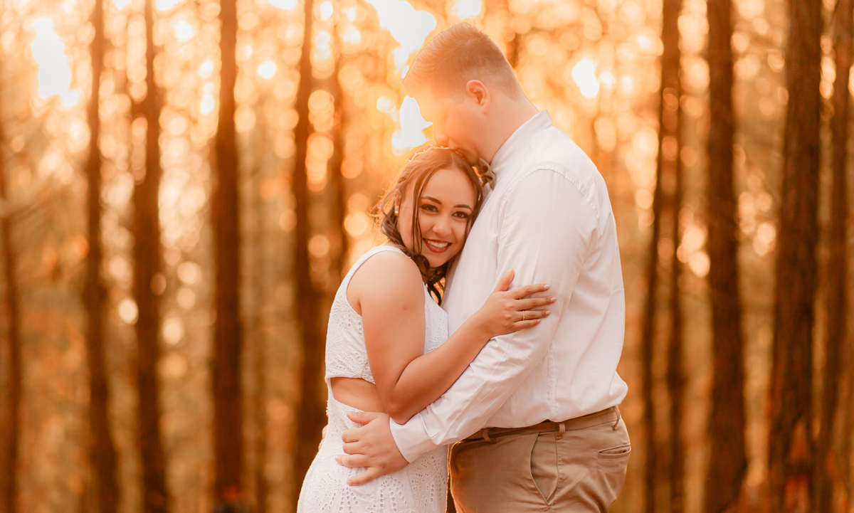 ensaio casal pré wedding paisagem campo
