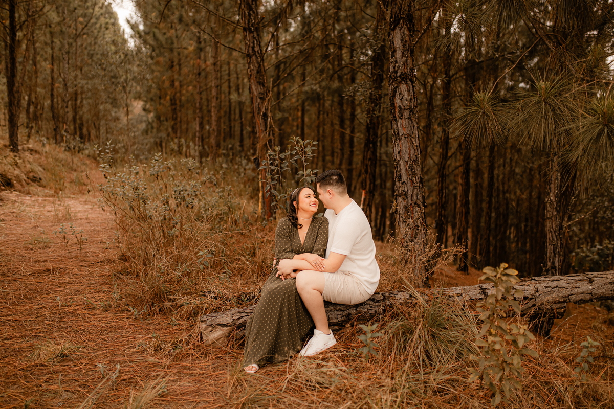 ensaio casal pré wedding paisagem campo