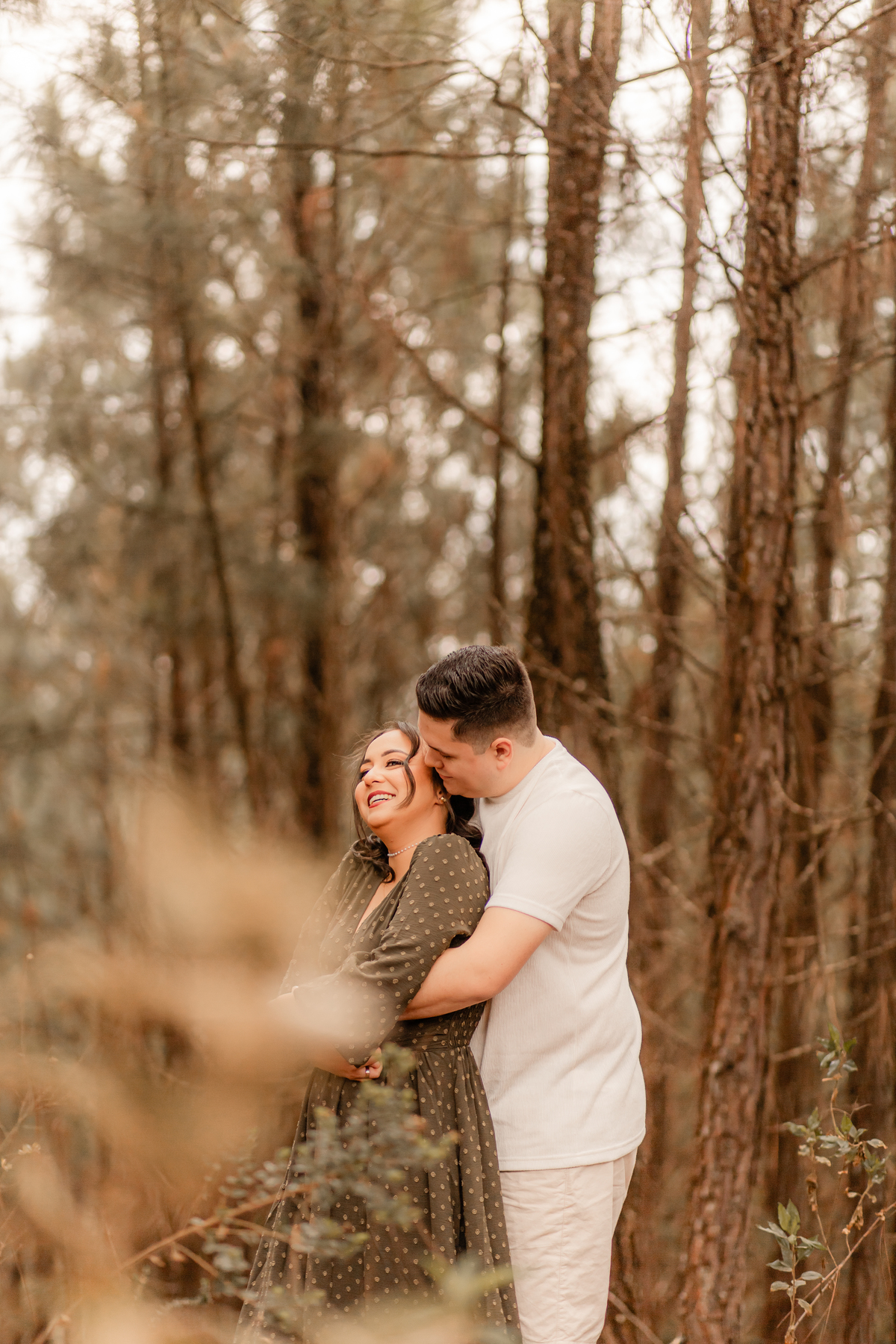 ensaio casal pré wedding paisagem campo