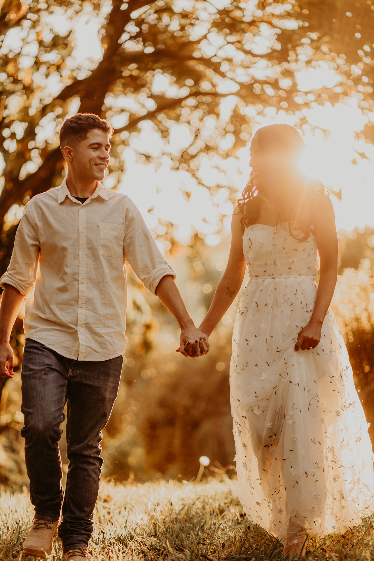 Ensaio Fotográfico Noiva Pré Wedding Noivos por do sol