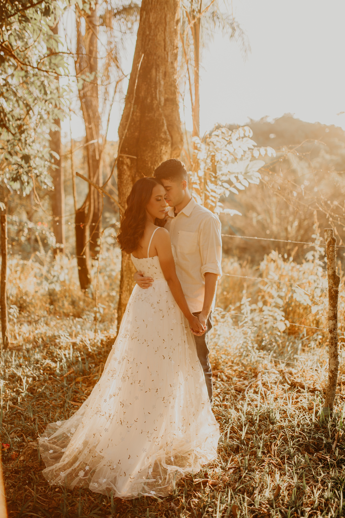 Ensaio Fotográfico Noiva Pré Wedding Noivos por do sol amor