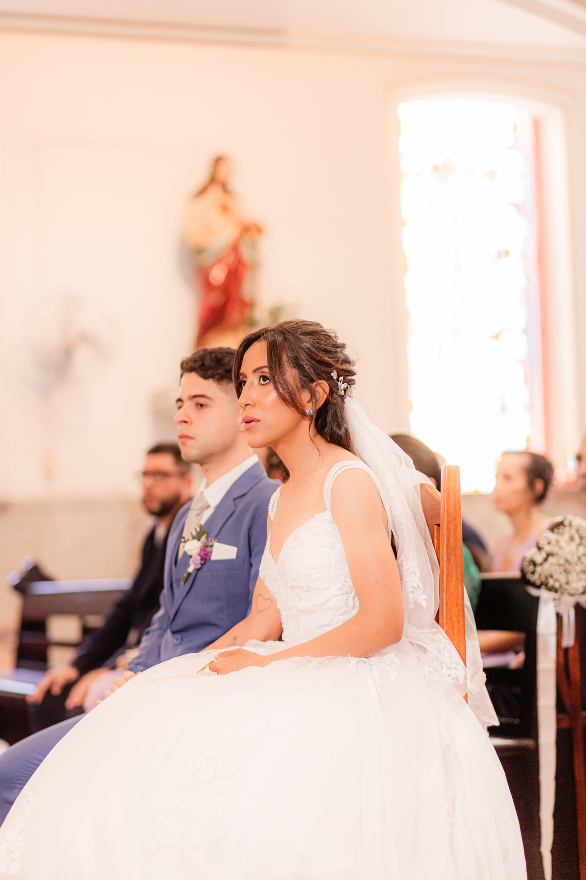 Noiva vestido de noiva casamento igreja