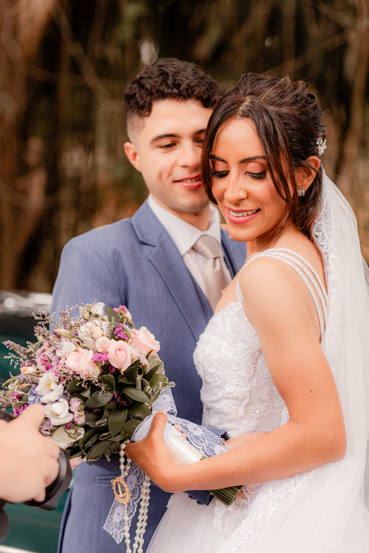 Noiva vestido de noiva casamento igreja emoção amor inesquecível