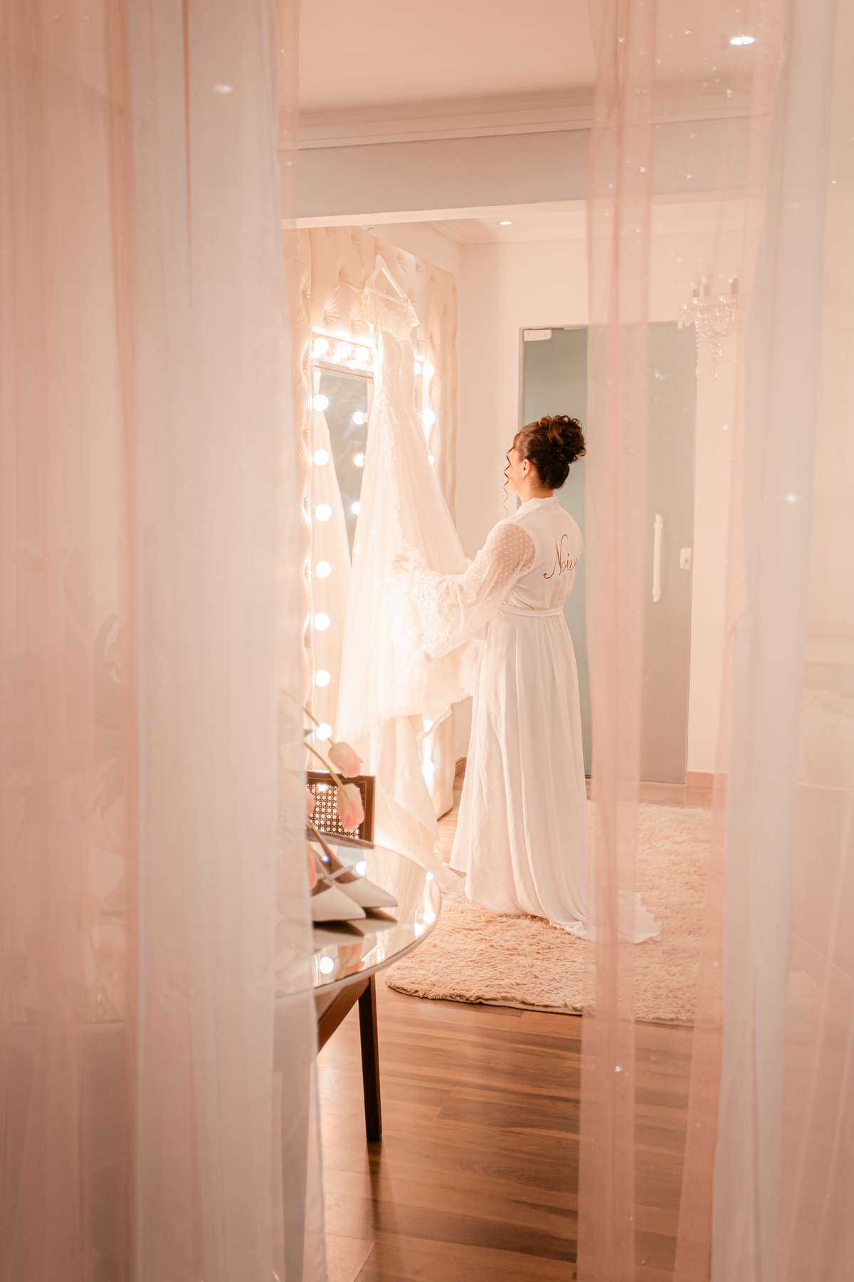 Noiva making of casamento vestido de casamento noivos