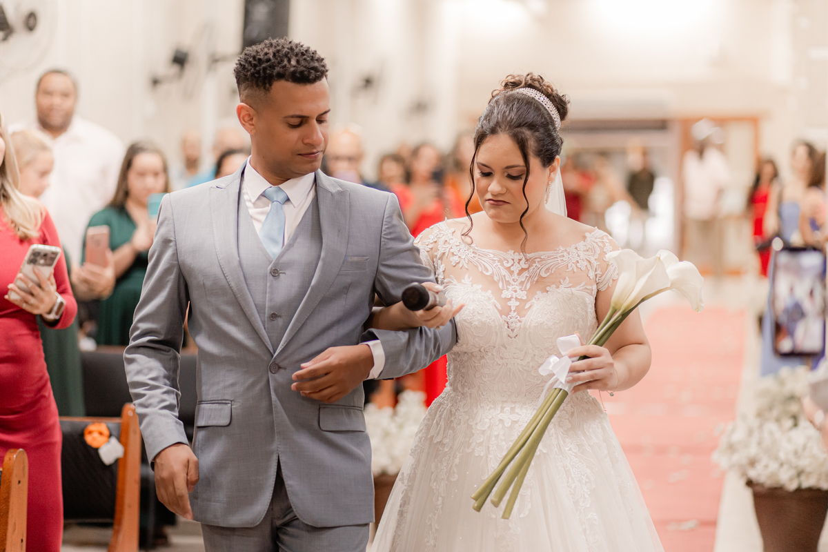 Cerimônia casamento vestido de noiva 