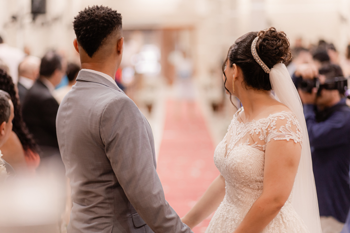 Cerimônia casamento vestido de noiva 