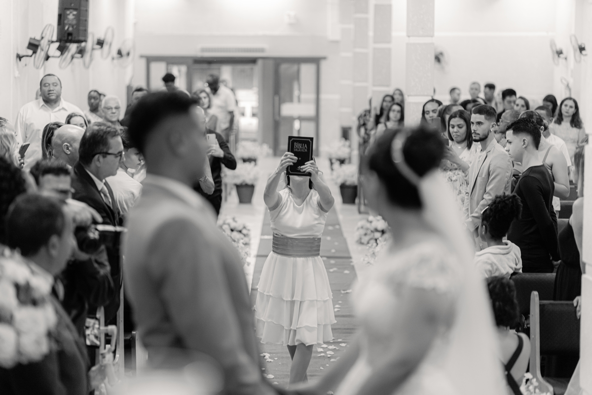 Cerimônia casamento vestido de noiva 