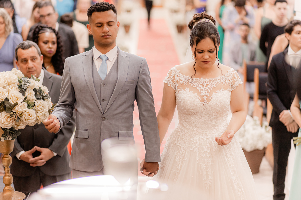 Cerimônia casamento vestido de noiva 