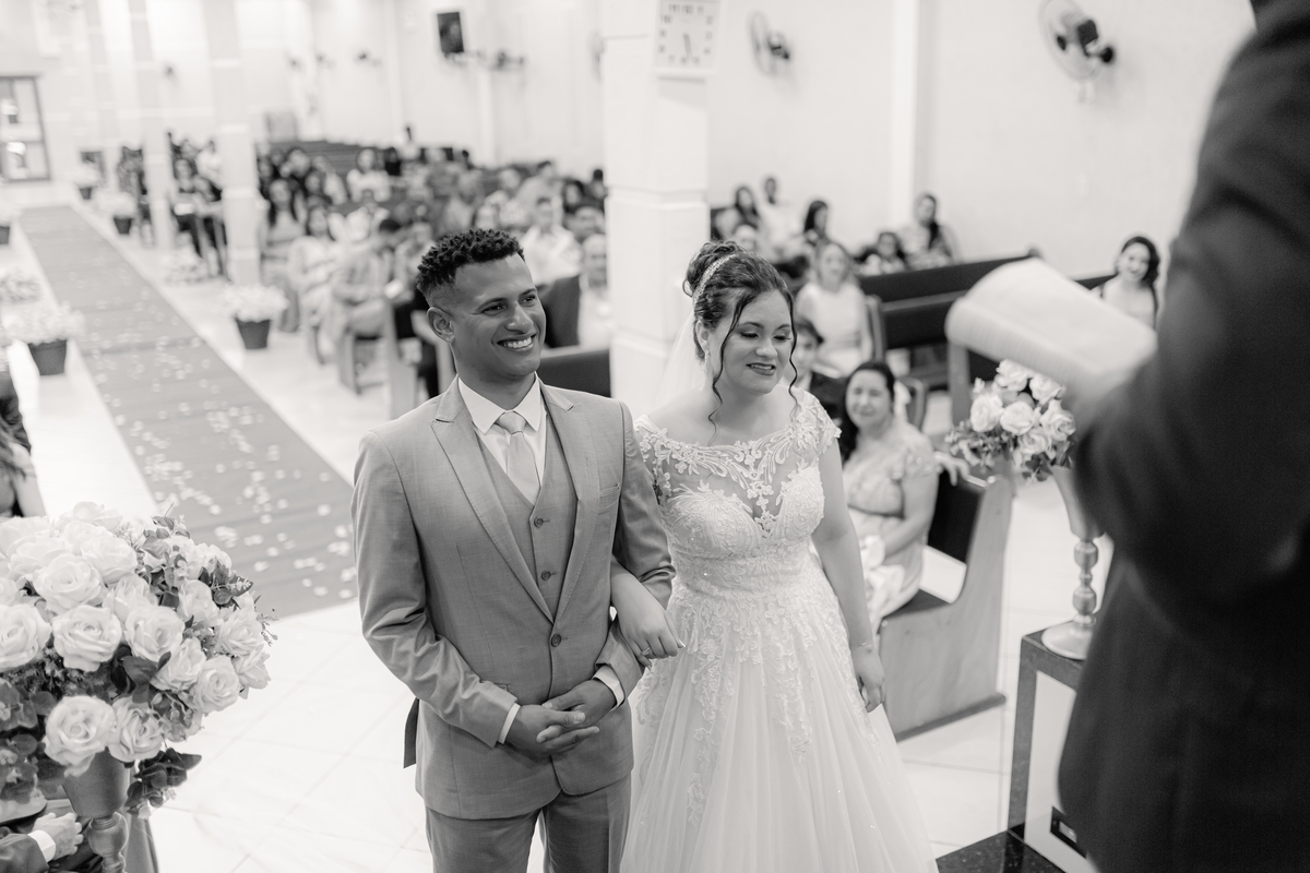 Cerimônia casamento vestido de noiva aliança de casamento