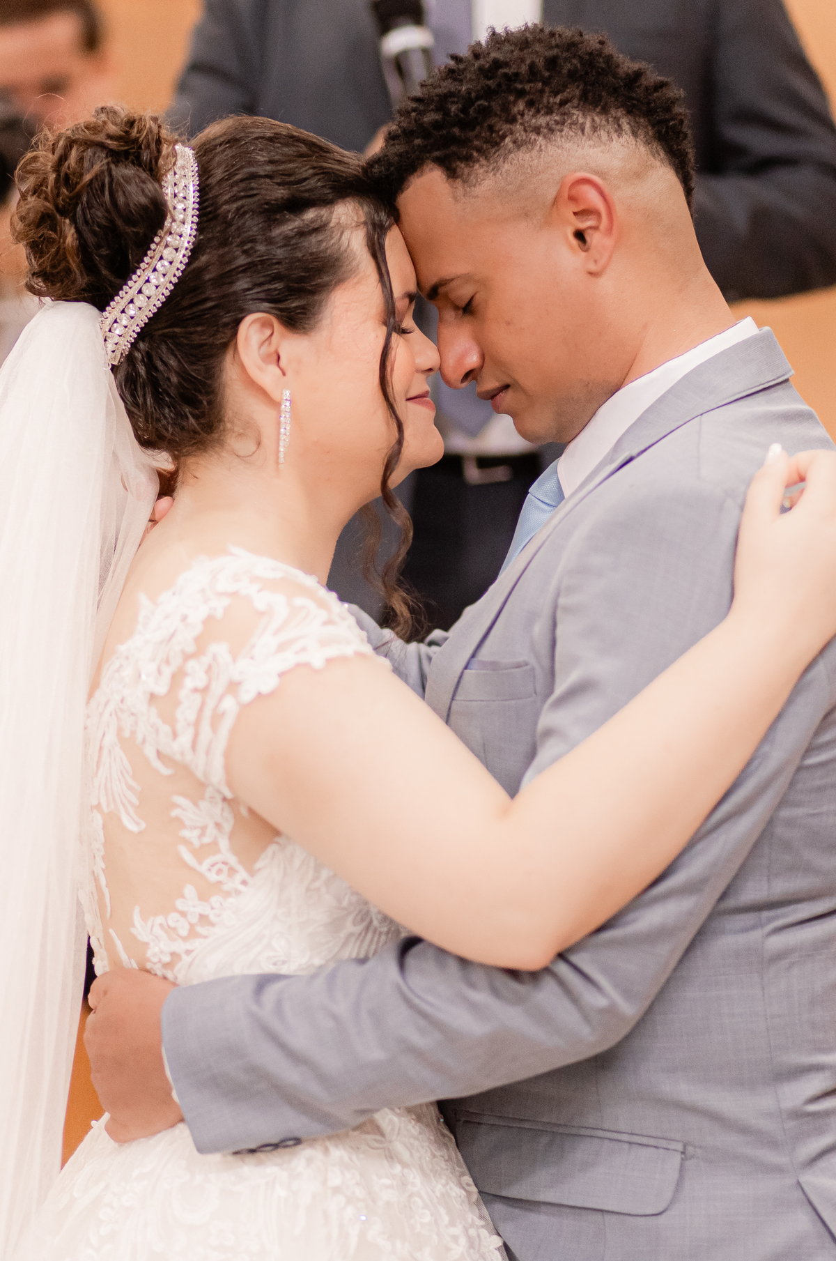 Cerimônia casamento vestido de noiva aliança de casamento