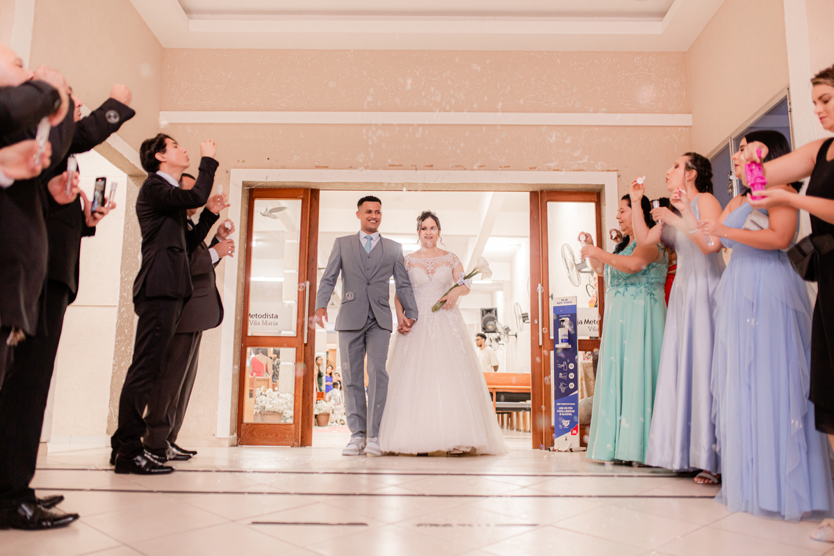 Cerimônia casamento vestido de noiva