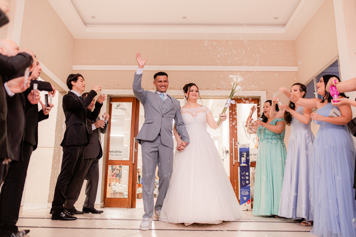 Cerimônia casamento vestido de noiva