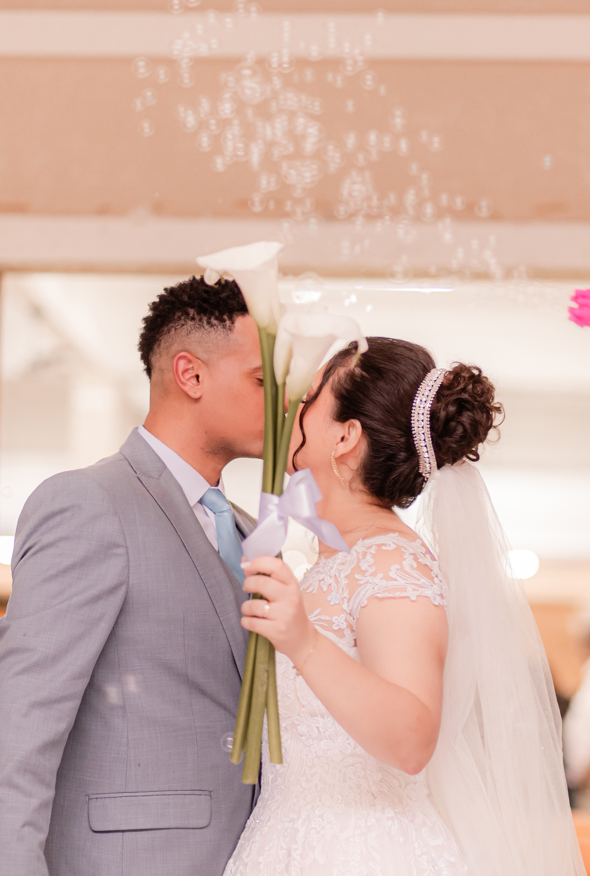 Cerimônia casamento vestido de noiva