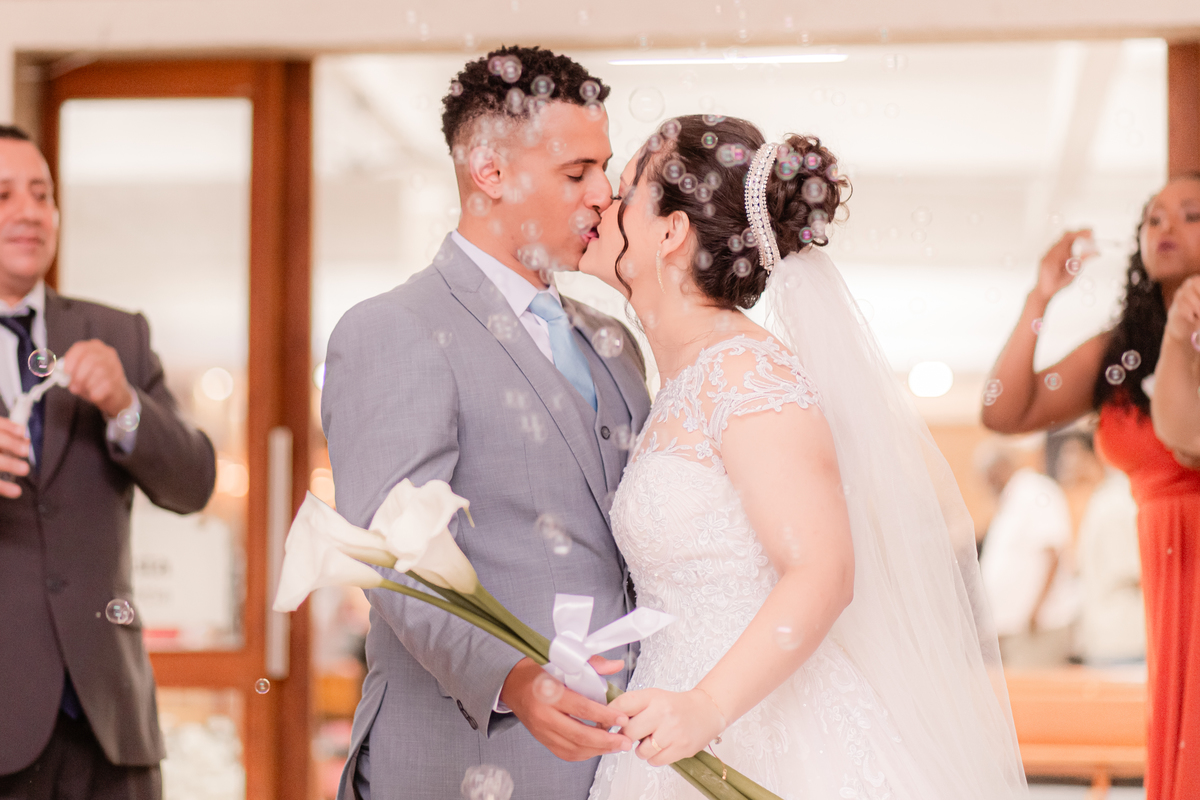 Cerimônia casamento vestido de noiva