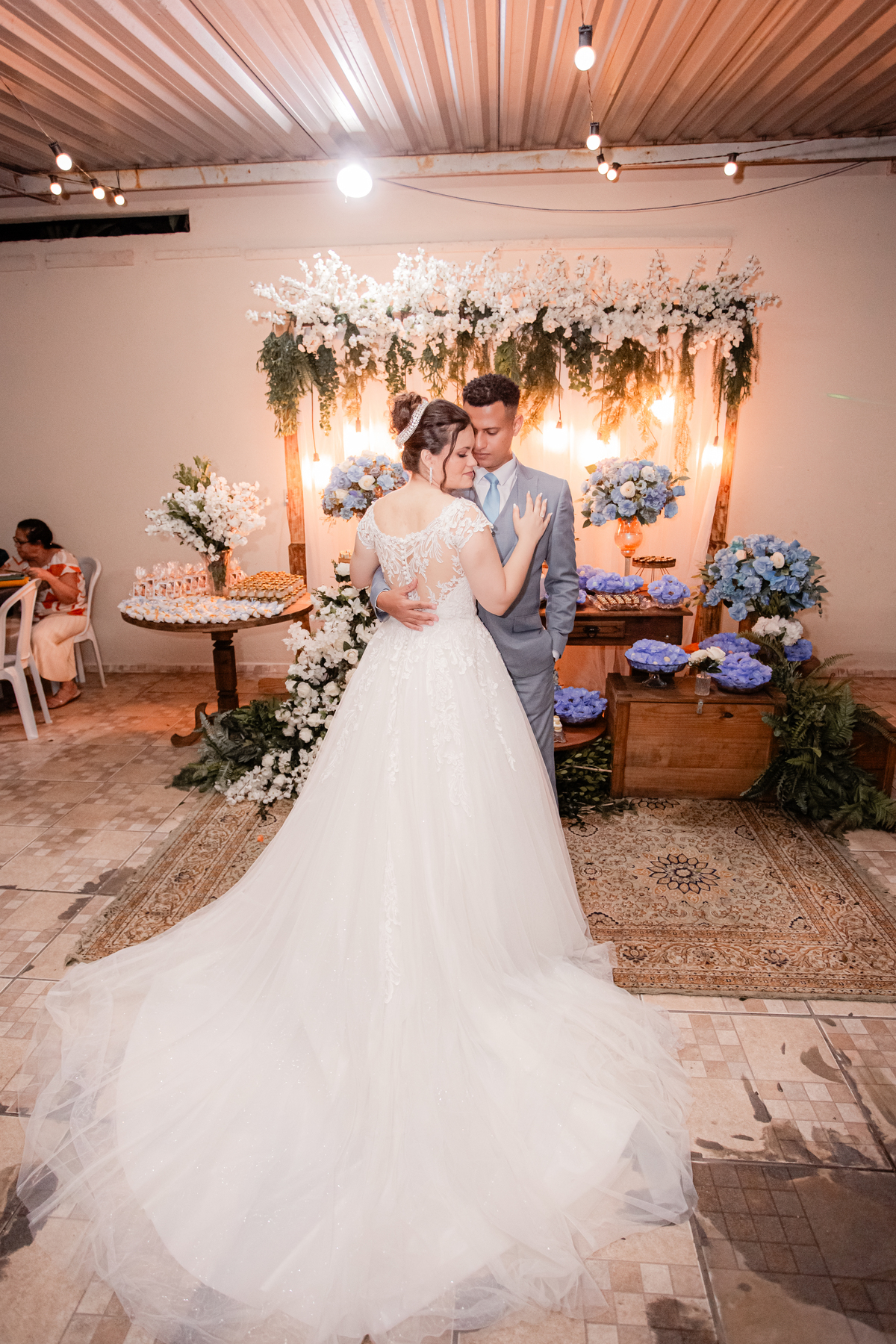 Cerimônia casamento vestido de noiva ensaio casal