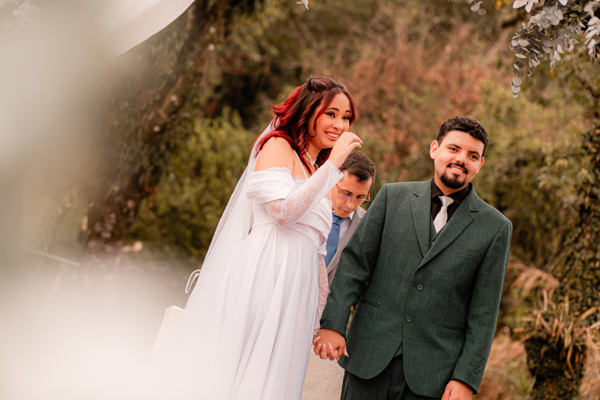 Casamento noiva alegria emoção detalhes