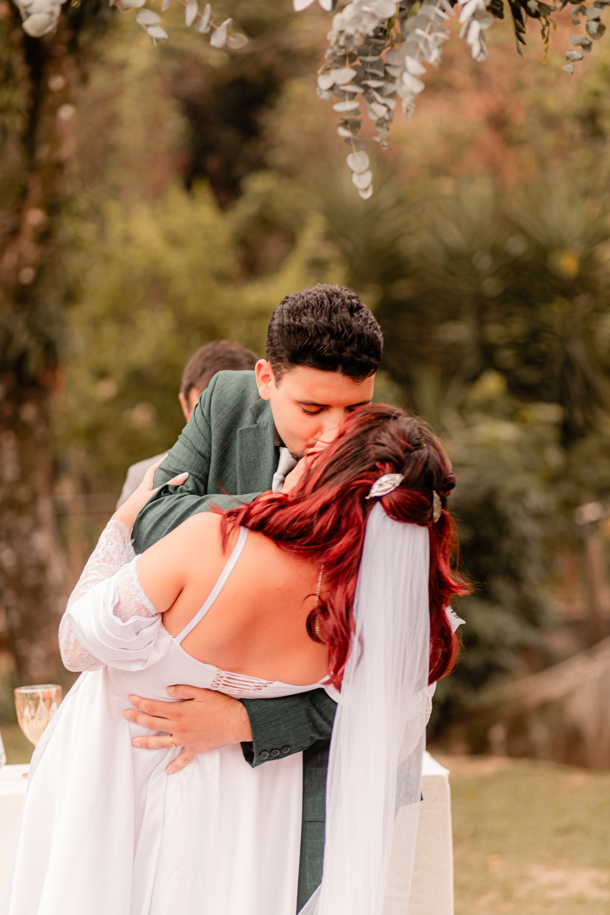 Casamento noiva alegria emoção amor