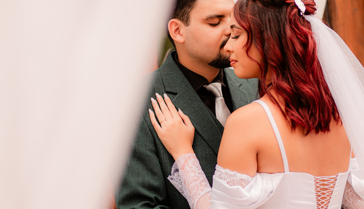 Casamento noiva alegria emoção amor