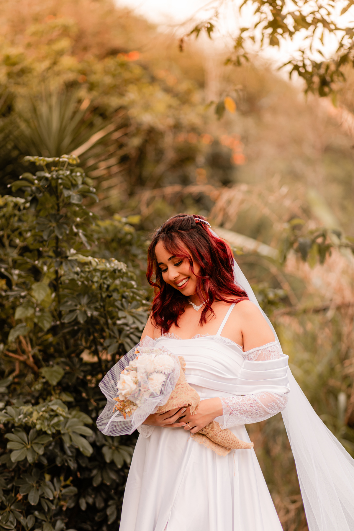 Casamento noiva alegria emoção amor