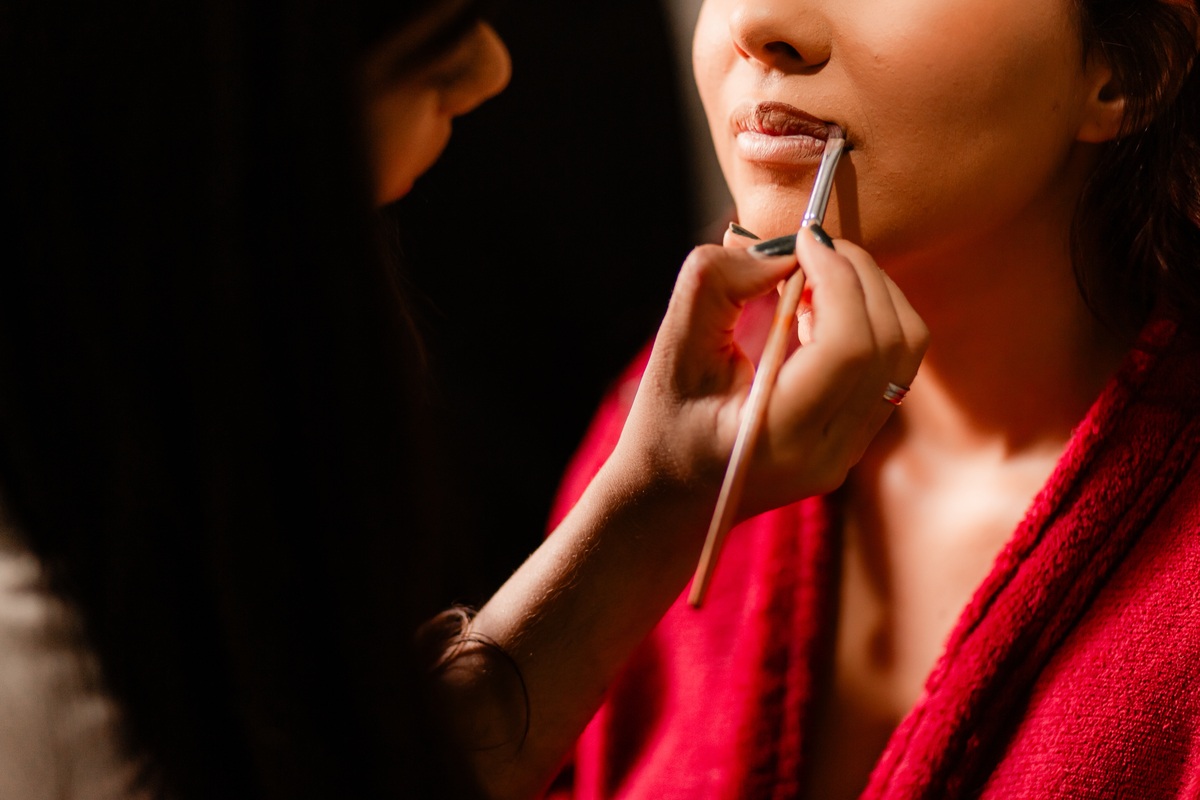 Making of noiva casamento