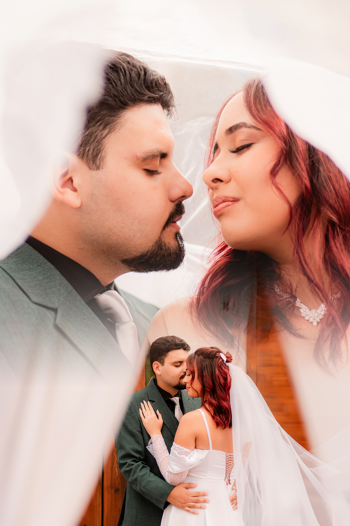 Casamento noiva alegria emoção amor