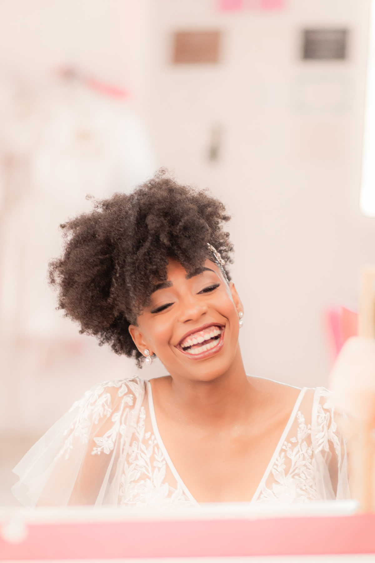 Making of Noiva Casamento Vestido de noiva Buquê de Noiva