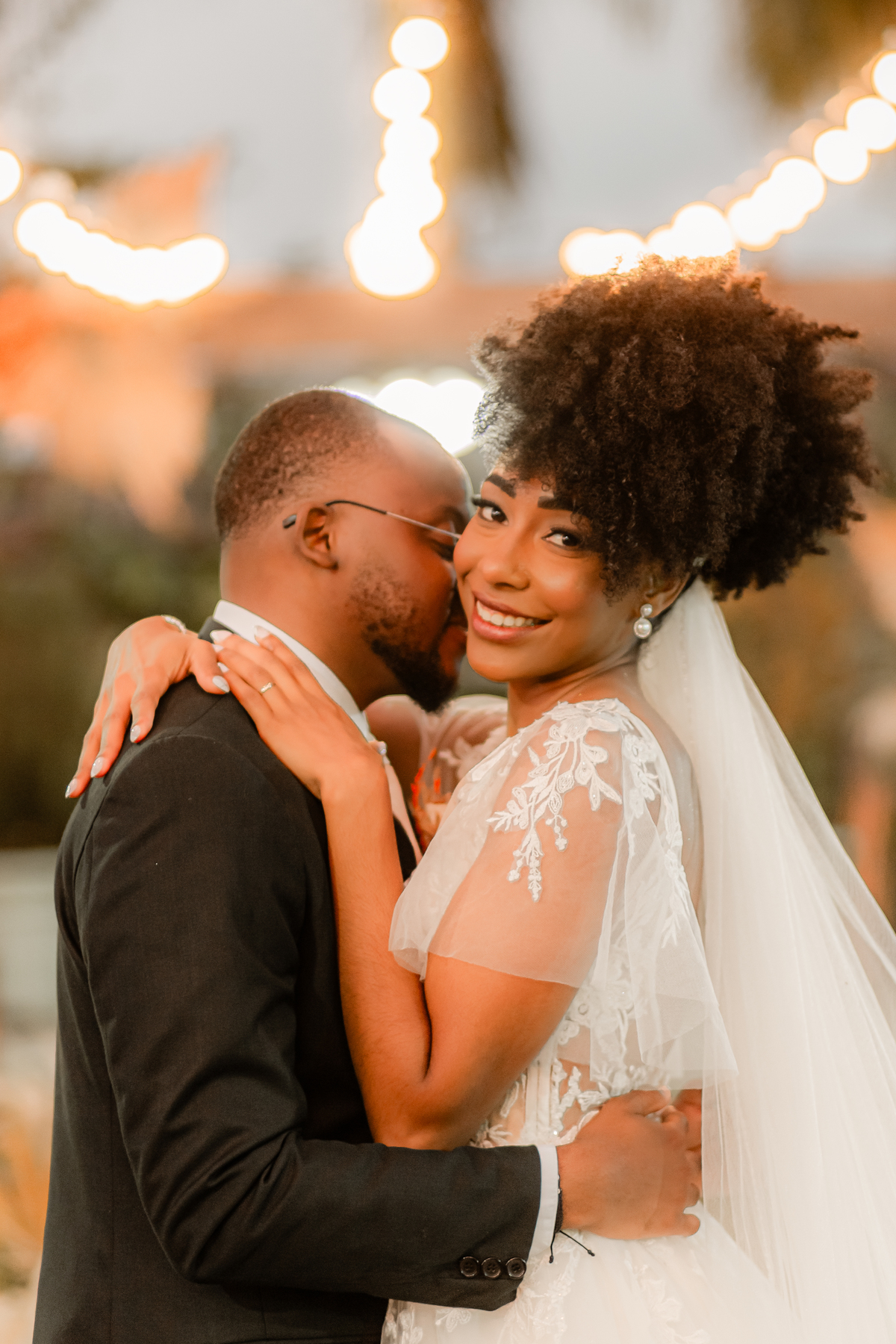 Casamento Por do Sol Amor Noivos Vestido de noiva Emoção Alegria
