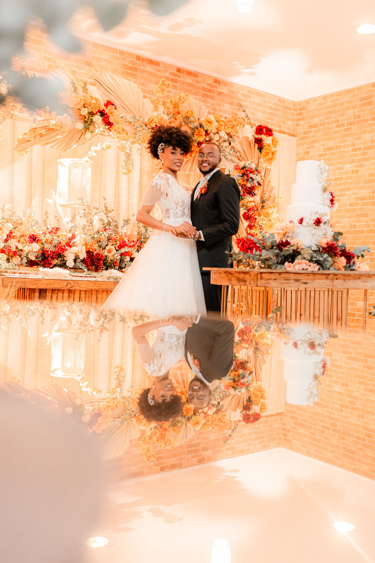 Casamento Por do Sol Amor Noivos Vestido de noiva Emoção Alegria