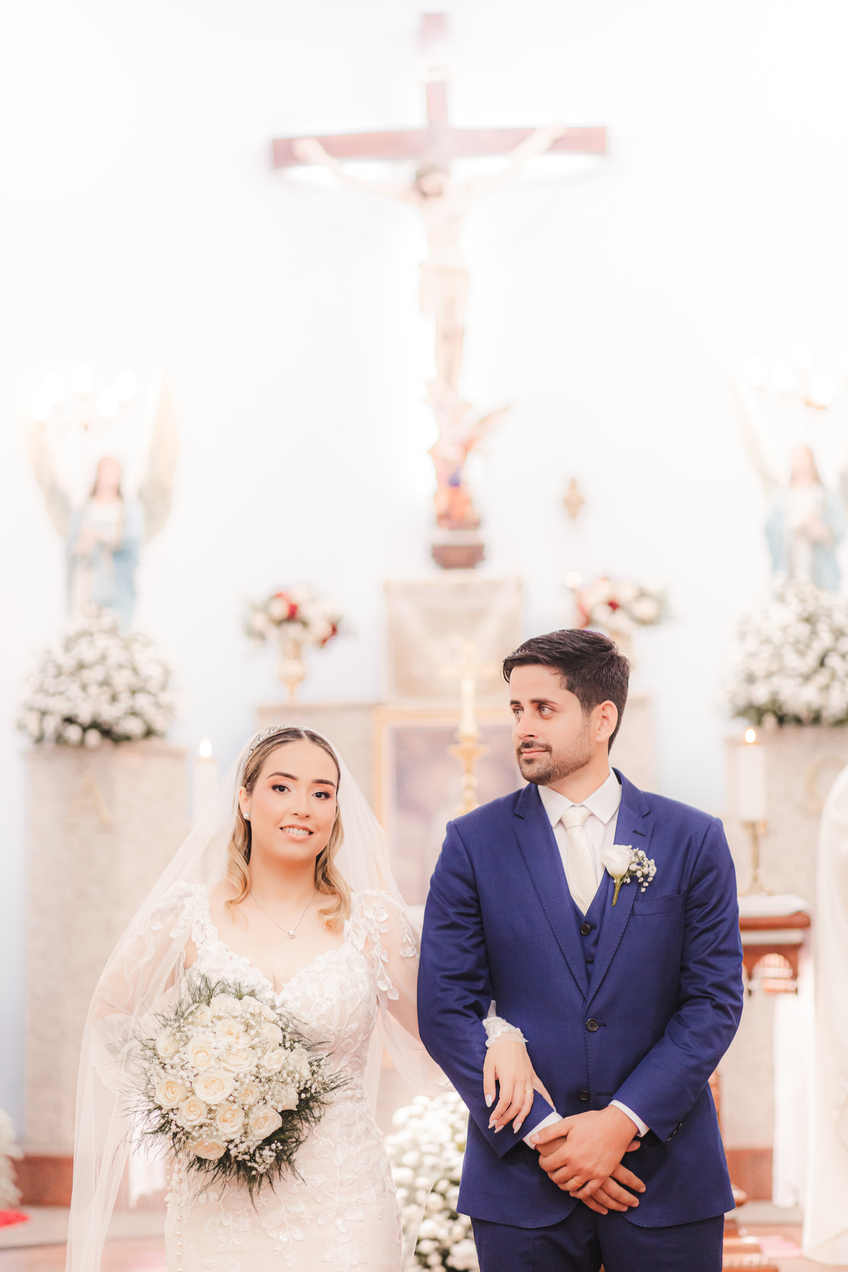 Casamento, Noiva, Emoção, Vestido de Noiva, Casamento, Sorrisos, Inesquecível, Luxo, Igreja, Tradicional, Glamour