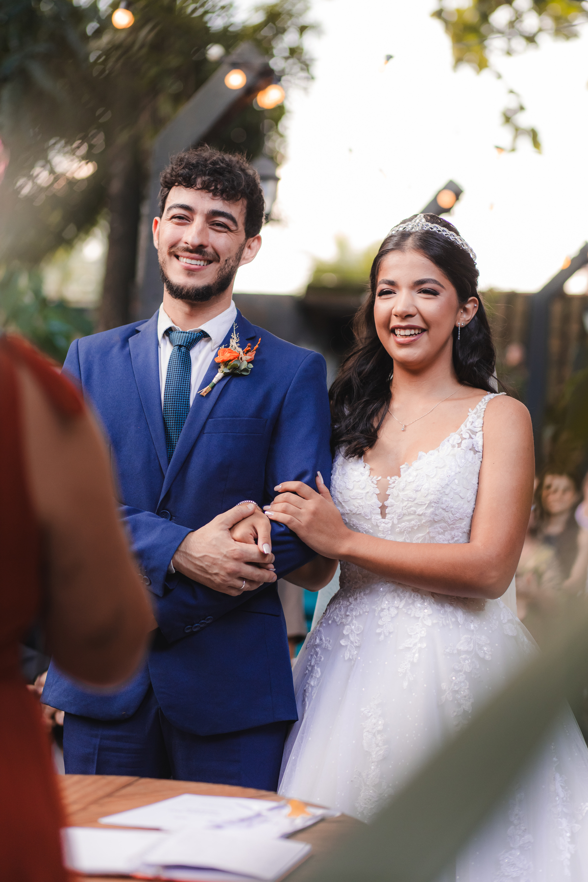 casamento emoção sonho realização noiva noivo olhares amor